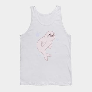 FFXIV - Salt and Pepper Seal [Dark] Tank Top